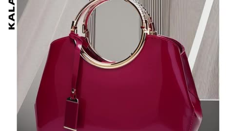 Glossy Women’s Bag Bride Wedding Handbag Women’s One Shoulder Crossbody Stylish Bag