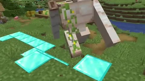 Minecraft, But Everything I Touch Turns Into Diamond Blocks - Object - ClickHive