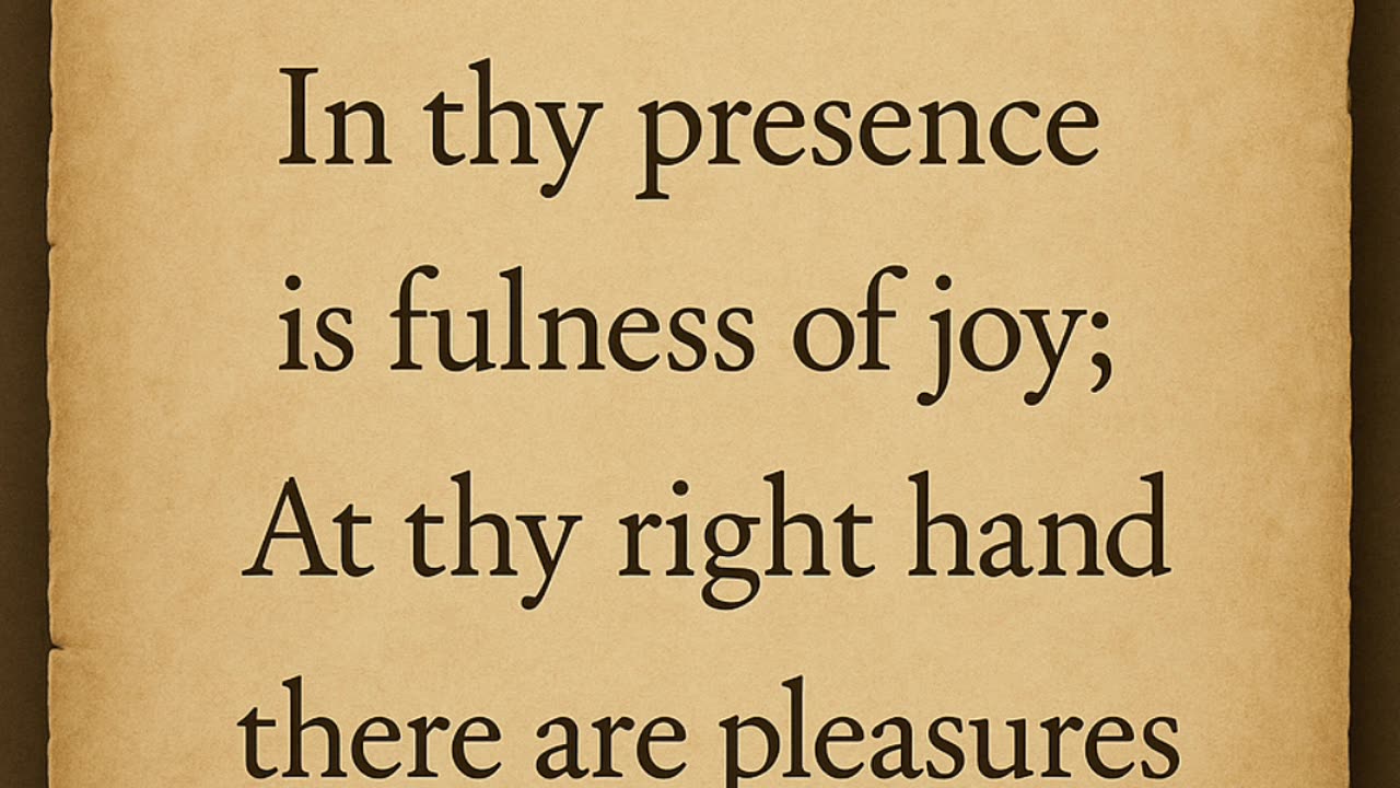 In His Presence