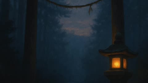 Japanese Mythic Trio — Tengu, Oni, Komainu