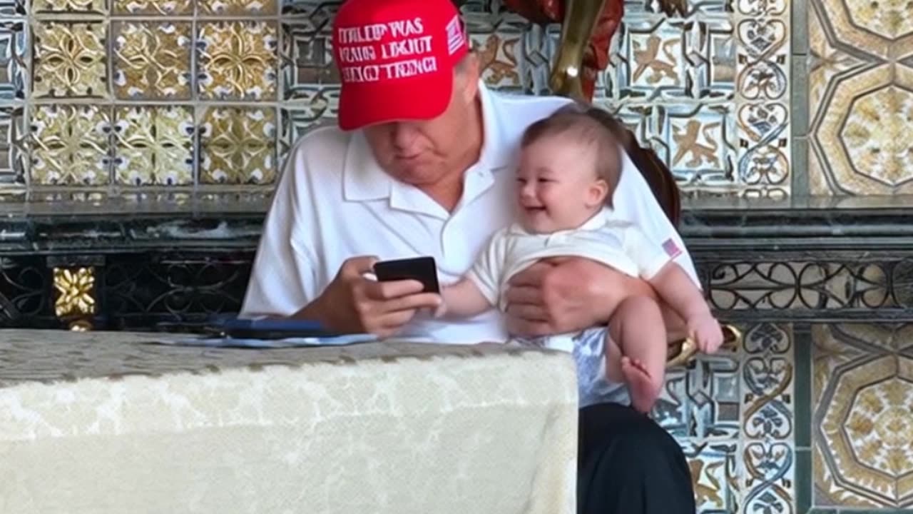 HE'S ALREADY LEARNING HOW TO TROLL LIKE GRANDPA!!!❤️