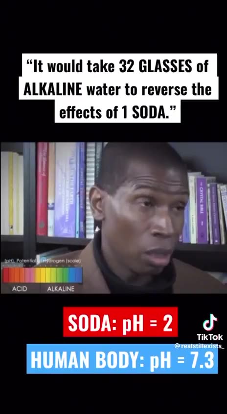 It takes 32 glasses of detox to undo the damage done by one soda can.
