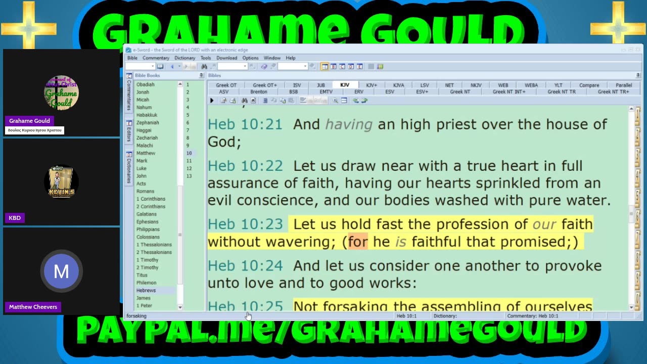 Reviewing David Cheevers attending Corey Minor's channel