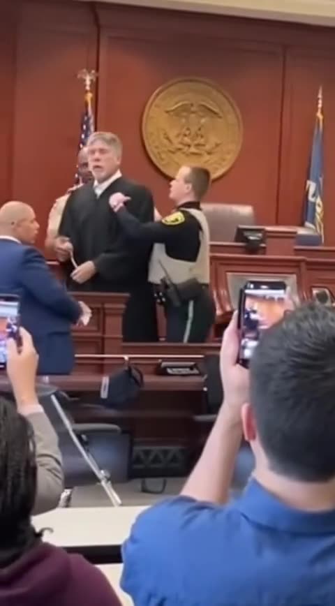Judge arrested in court, another one bites the dust 🤷‍♀️