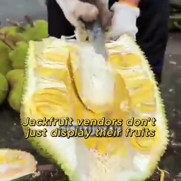 Jackfruit Cutting Skills So Satisfying!