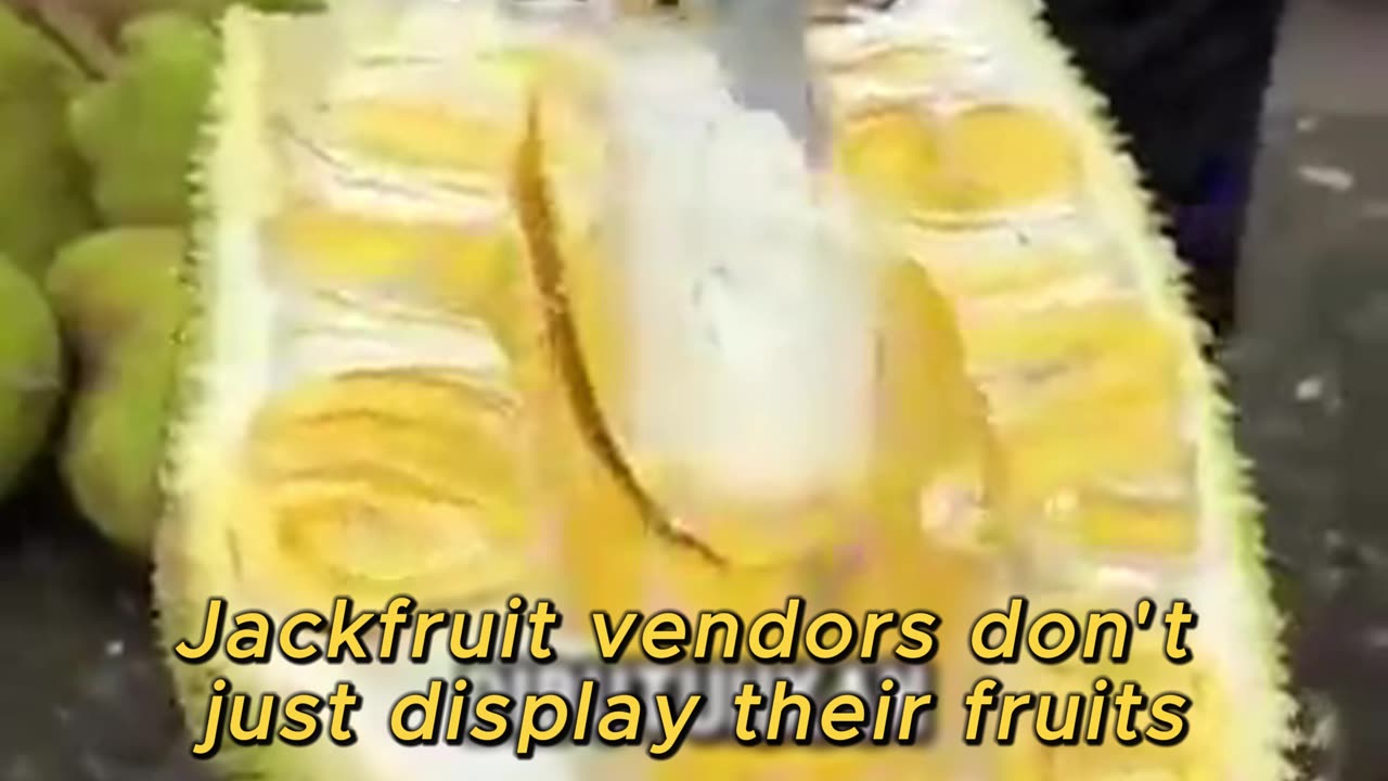 Jackfruit Cutting Skills So Satisfying!