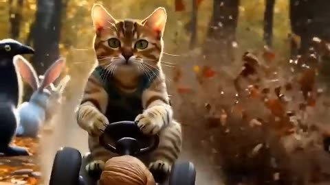 AI meow meow meow #ai #aicat #animated #kitten