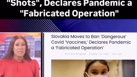 Slovakia Moves to Ban "Dangerous" COVID-19 "Shots", Declares Pandemic a "Fabricated Operation"