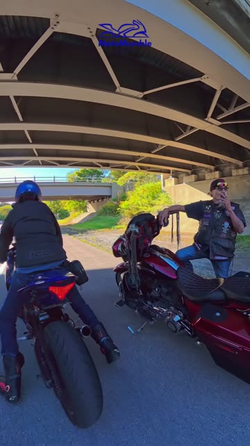 When You can check on Bikers standing on road