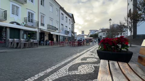LIVE: Ponta Delgada Countdown Christmas Market, Sao Miguel Azores Portugal - 30.11.2025 #natel