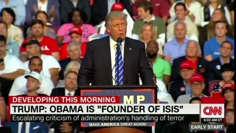 Donald Trump said "Barack Obama is the founder of ISIS"