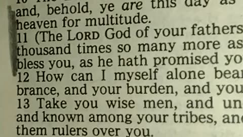 Deuteronomy 1:1-46 (The LORD God of your fathers make