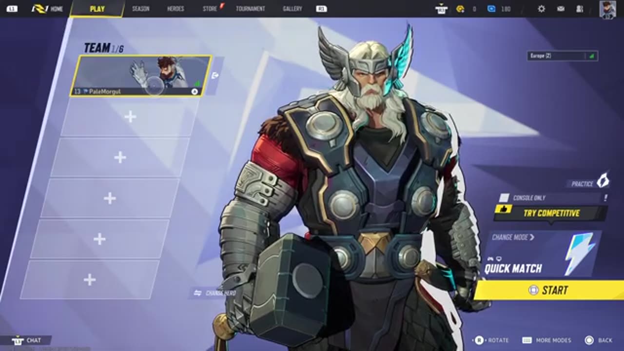 Marvel Rivals Ranked Grind Thor