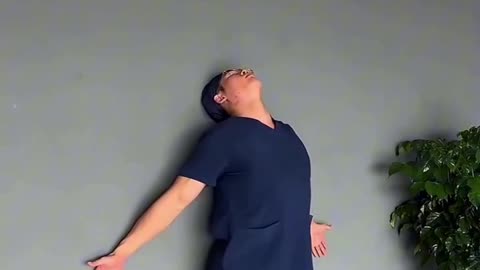 Just 4 wall poses a day...