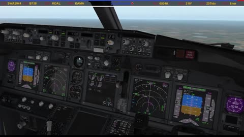 Landing in Amarillo (KAMA)