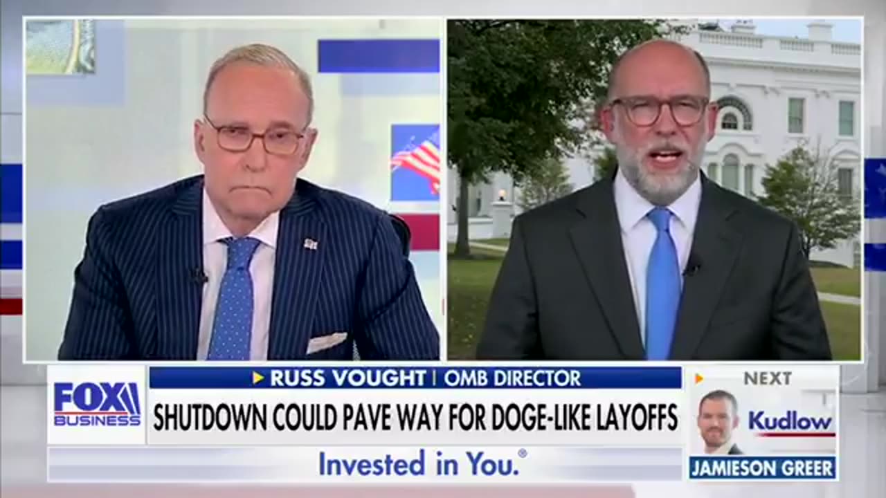 OMB Director Russ Vought says up to 300,000 government bureaucrats could be fired overnight