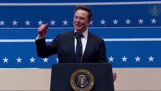 Elon talk at the Presidential Parade