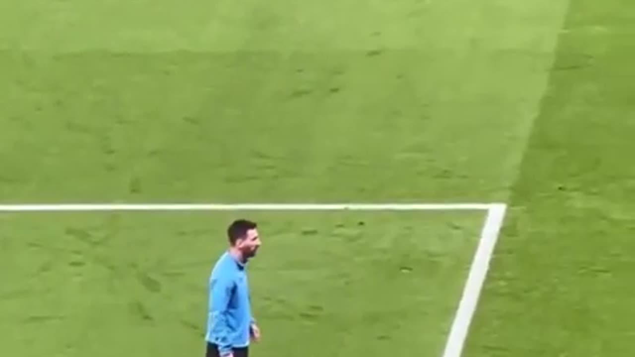 Leo Messi what a player (probably the last FIFA World Cup for the king)