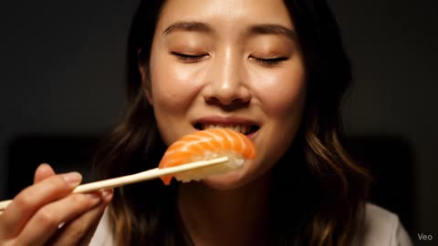 Woman_Enjoys_Sushi_ASMR
