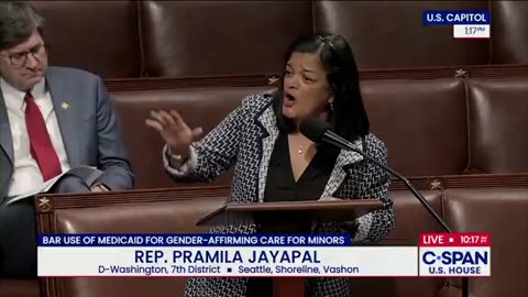 Dem Rep. Jayapal MELTS DOWN over Republicans protecting children from Trans Madness