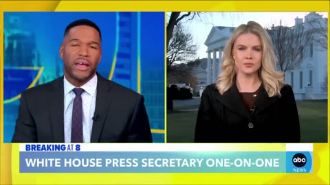 White House press secretary Karoline Leavitt