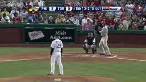 6-25-10 Phillies vs Blue Jays(in Philadelphia)