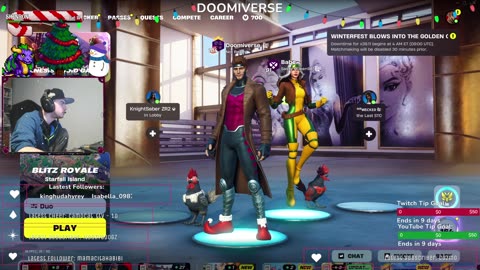 HELP ME REACH 100 FOLLOWERS FOR CHRISTMAS! 200+ CROWN WINS! NEW FORTNITE WINTERFEST UPDATE TONIGHT!