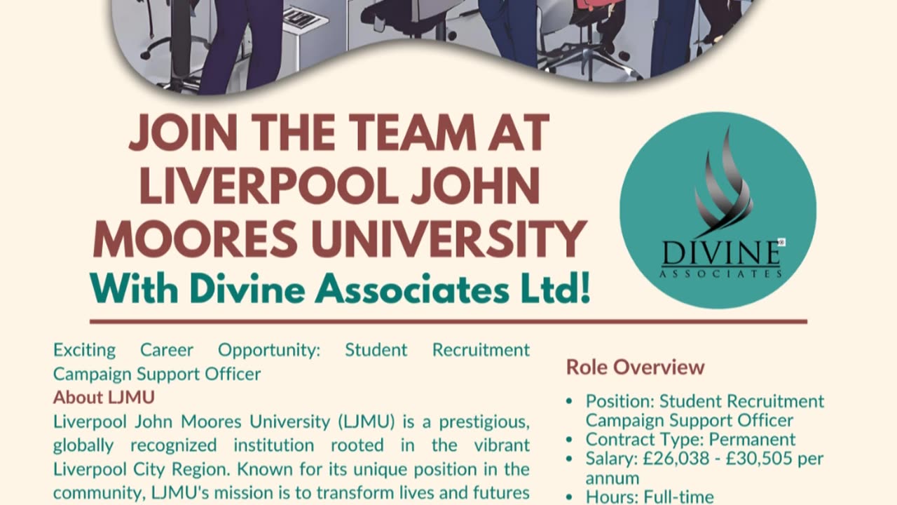 Kickstart Your Future at Liverpool John Moores University with Divine Associates Limited