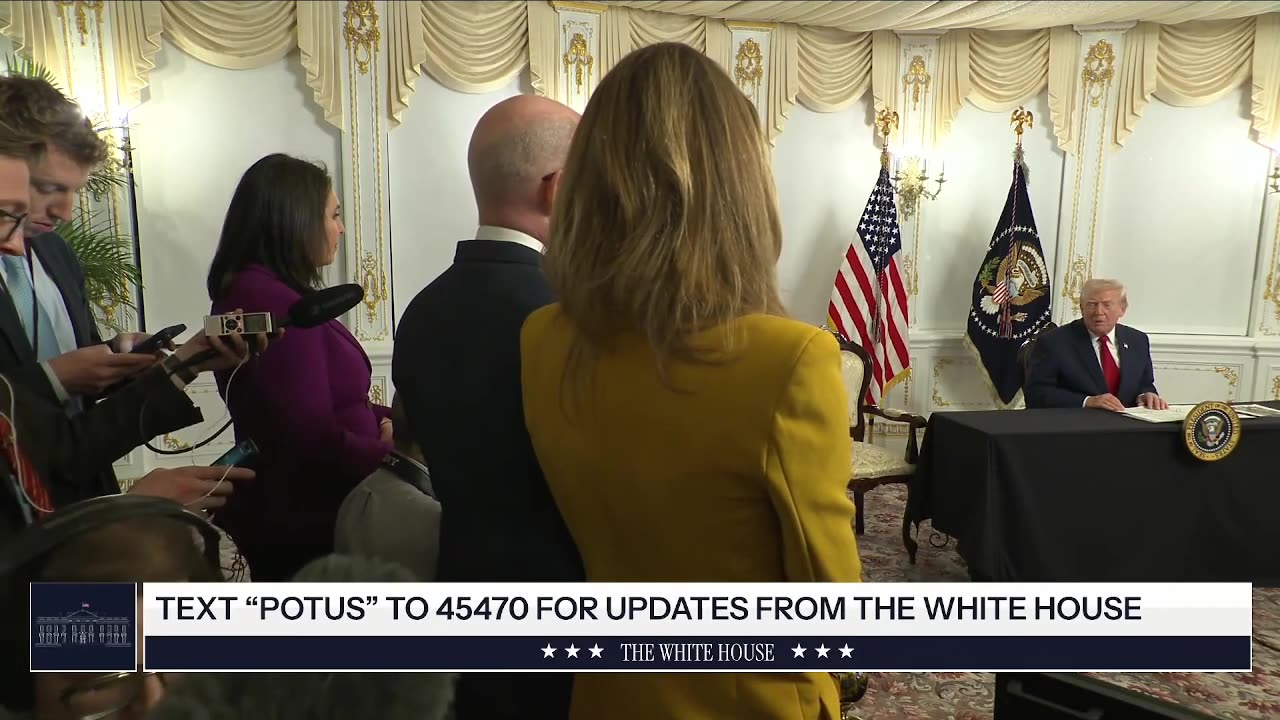 President Trump Participates in a Call with Service Members