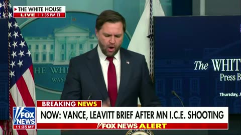 'Be ashamed!' JD Vance shouts down media while excusing 'sensitive' ICE agent shooter
