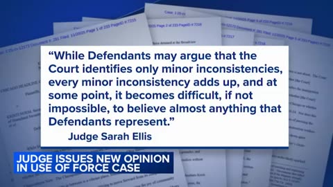 Federal judge's 233-page report shares details on agents' use of force in 'Operation Midway Blitz'