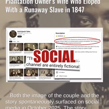 Fact Check: NO Record Of Evelyn Duval, Louisiana Plantation Owner's Wife Eloping With Runaway Slave