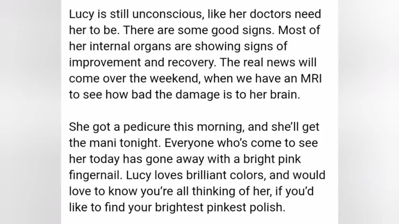 WEAR PINK FOR LUCY ... BECAUSE HER PSYCHOTIC PARENTS JUST KLLD HER