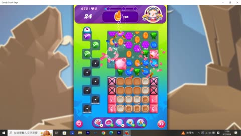 Candy Crush Saga Record (Level 672)