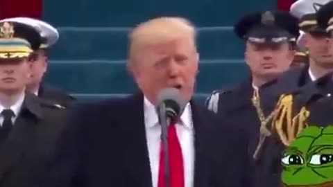 This is DJT’s whole speech! The POWER to the people!