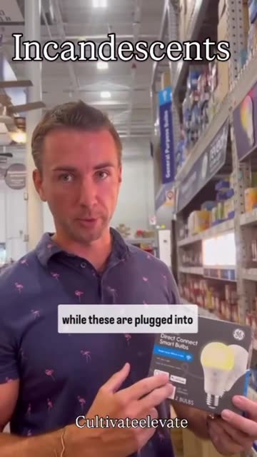 Incandescents vs LEDS vs Fluorescents