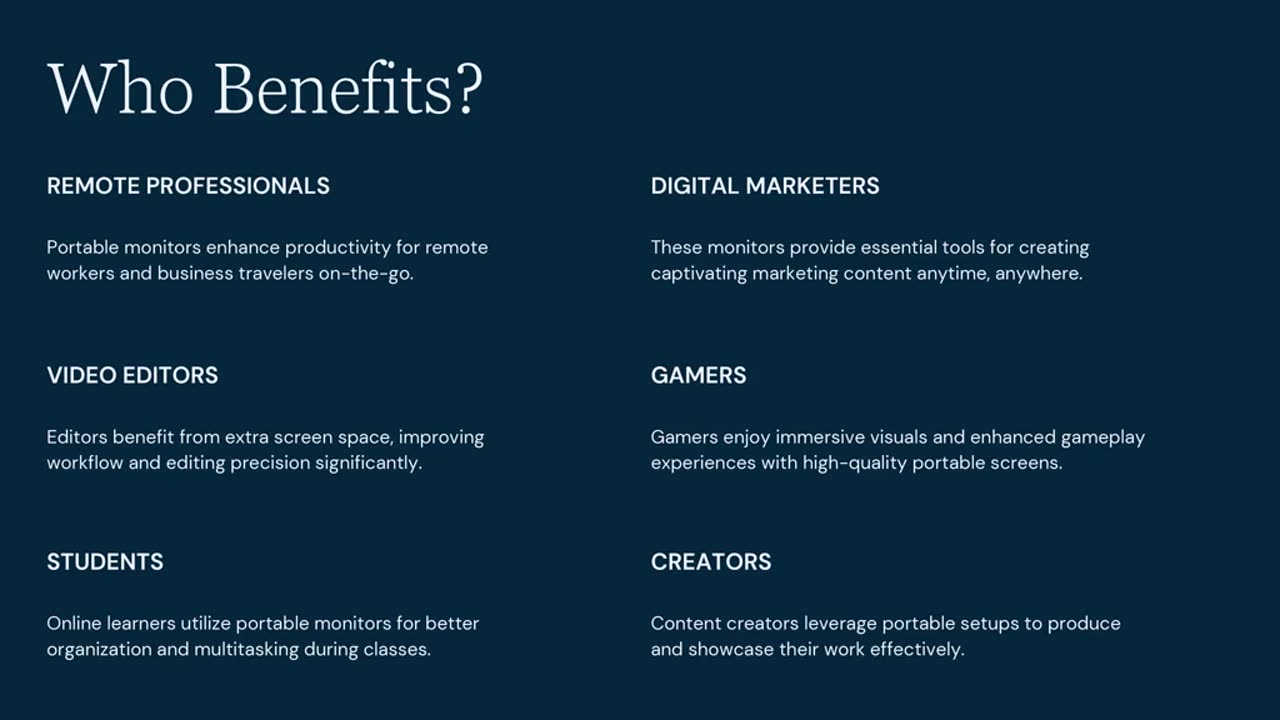Portable Monitor Solutions