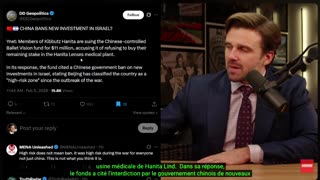 LA CHINE BANNI LES INVESTISSEMENTS EN IS-RA-HELL