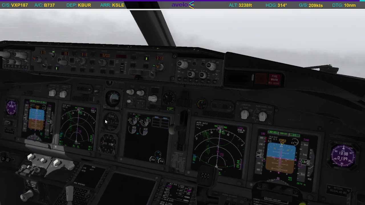 Landing in Salem (KSLE)