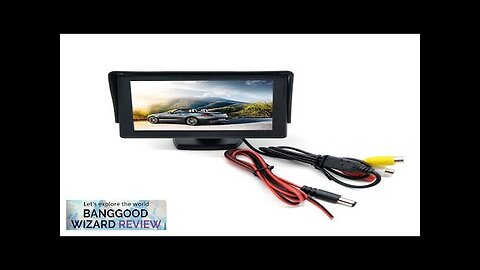 4.3 inch Car LCD Monitor With Sun Visor For Rear View Reversing Review