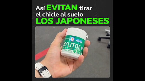 El secreto de Japón para que la gente no tire el chicle en la calle
