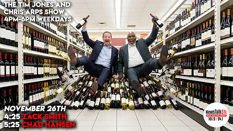 The Tim Jones and Chris Arps Show 11.26.2025 Zack Smith | Chad Hansen