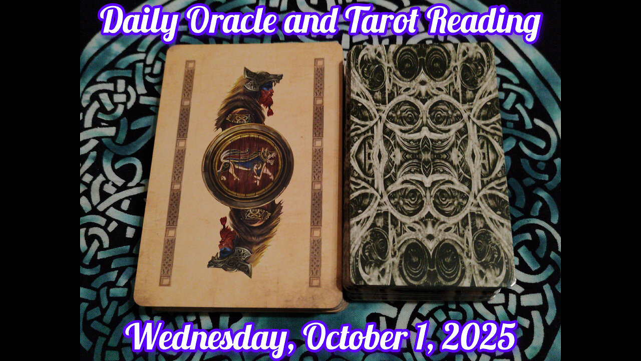 Daily Oracle and Tarot Reading: Wednesday, October 1, 2025