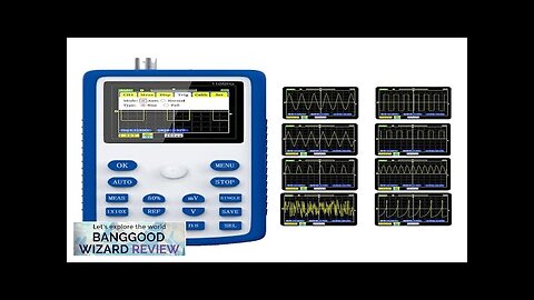 FNIRSI-1C15 Professional Digital Oscilloscope 500MS/s Sampling Rate 110MHz Analog Bandwidth Review