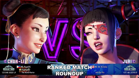 Kuya Kalbo SF6 Ranked Match Roundup. Chun Li Master Rank [Hori Fight Stick]