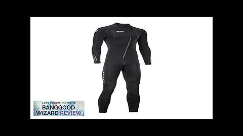 ZCCO 3mm Front Zipper Wetsuit Neoprene Elastic Warm Swimming Surfing Snorkeling Long Review