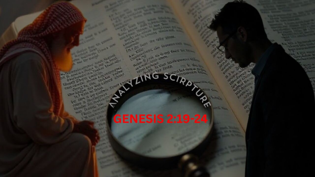 Genesis 2:19-24--A World Full of Life, Yet Man Is Alone, Analyzing Scripture