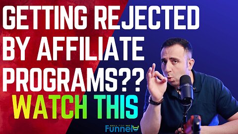 Rejected By Affiliate Programs? Here’s Why (And How to Fix It)