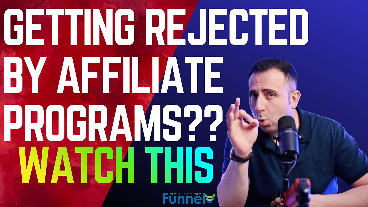 Rejected By Affiliate Programs? Here’s Why (And How to Fix It)