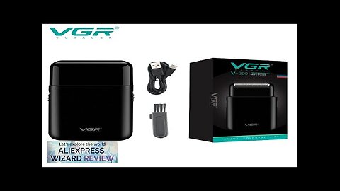 VGR Electric Shaver Professional Shaver Portable Mini Shaving Machine USB Charge Beard Review